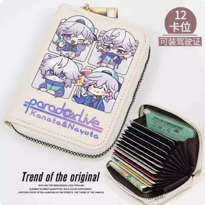 

Аниме Paradox Live Yatanokami Nayuta Kanata модный кошелек из искусственной кожи кошелек для карт на молнии держатель для денег сумка косплей подарок B438 хит