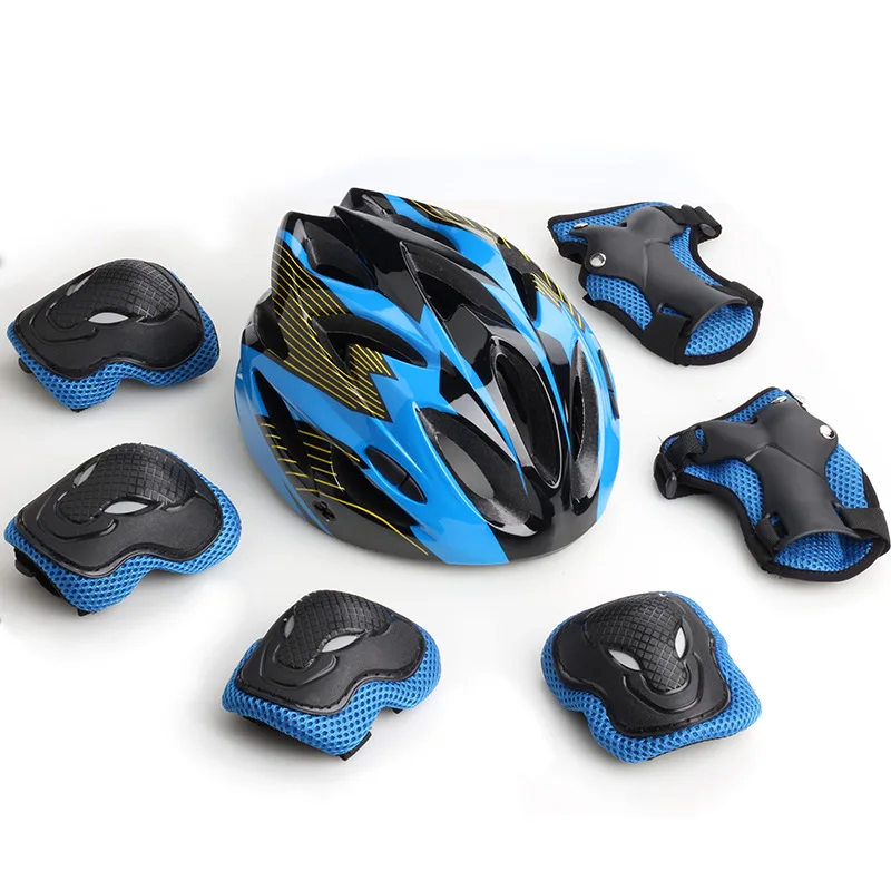 Casque de protection sportive pour enfants et adultes, genouillères et coudières, adapté au rouleau croate, glace croate, cyclisme, fille, garçon, enfant, 4, 5, 6