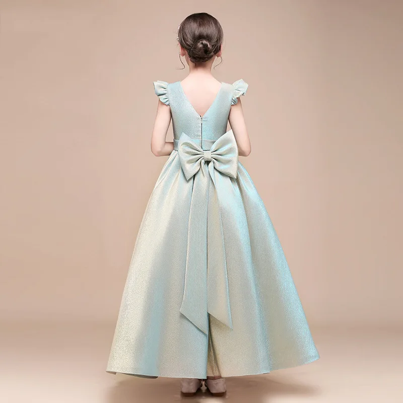

Children's Formal Dress Long Noble Piano Dress Performance Dress Host Dress for Older Children 10th Birthday Dress Princess Dres
