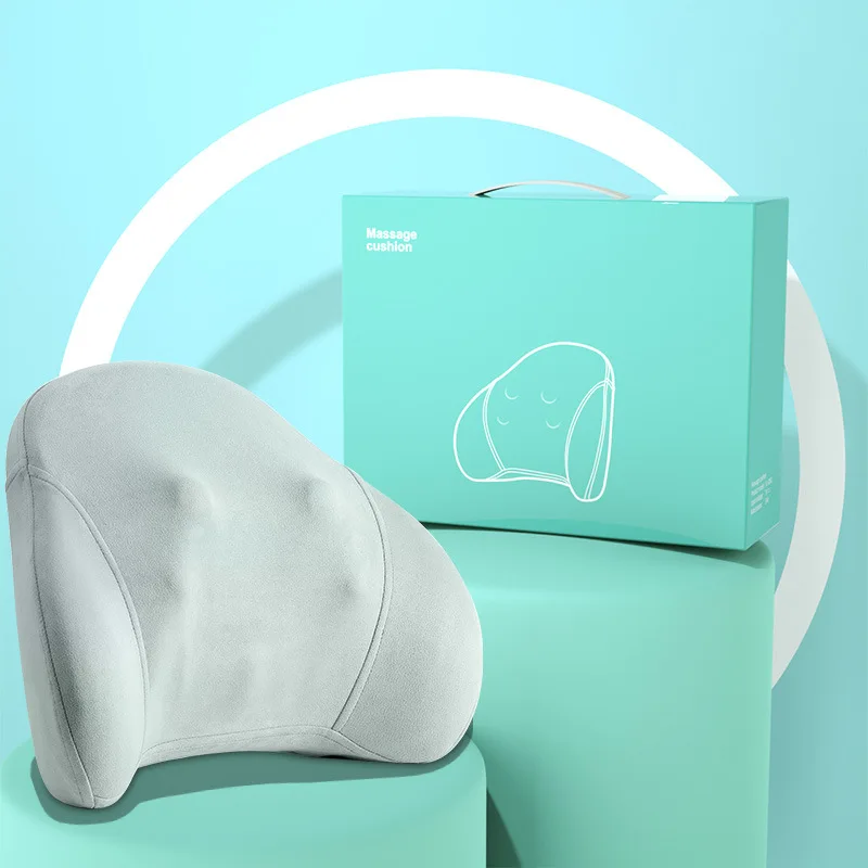 Suitable for Lumbar Massage Pillow Car Back Neck Hot Compress Lumbar Massager Shoulder Neck Cervical Massager Wholesale