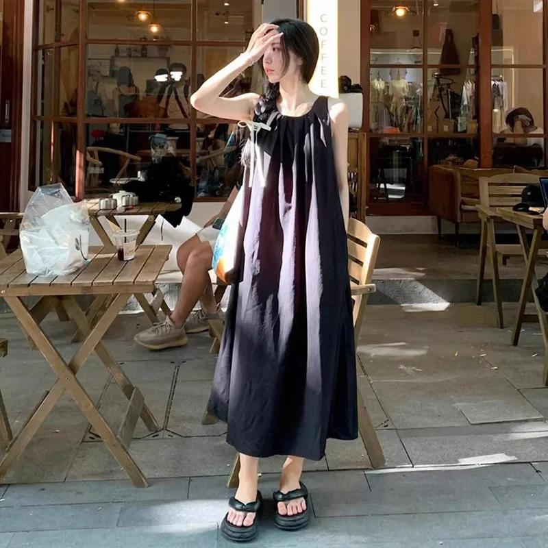 Vestidos femininos chiffon envoltório plissado bolo saia francês artístico luz flowy doce primavera elegante em camadas retro piquenique verão 2025