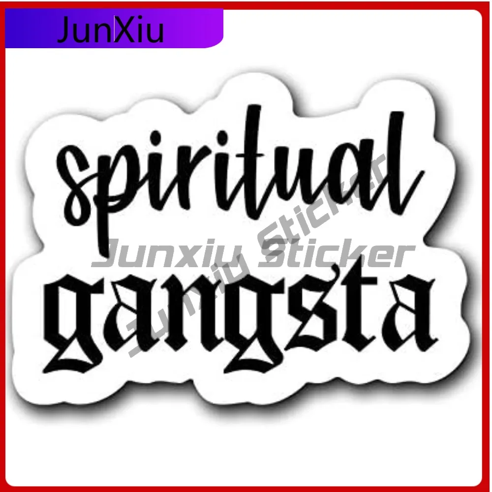 

Spiritual Gangster Vinyl Decal Sticker Cars Trucks Vans Walls Laptops Cups Full Color Printed Scratch-proof Exterior Personalize