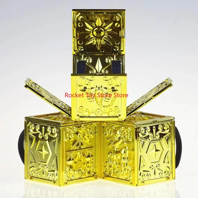 متوفر في المخزون أسطورة القماش الذهب EX باندورا صندوق الحمل الجوزاء السرطان ليو العذراء الميزان العقرب القوس الدلو الحوت مجموعة 12 الشكل #3