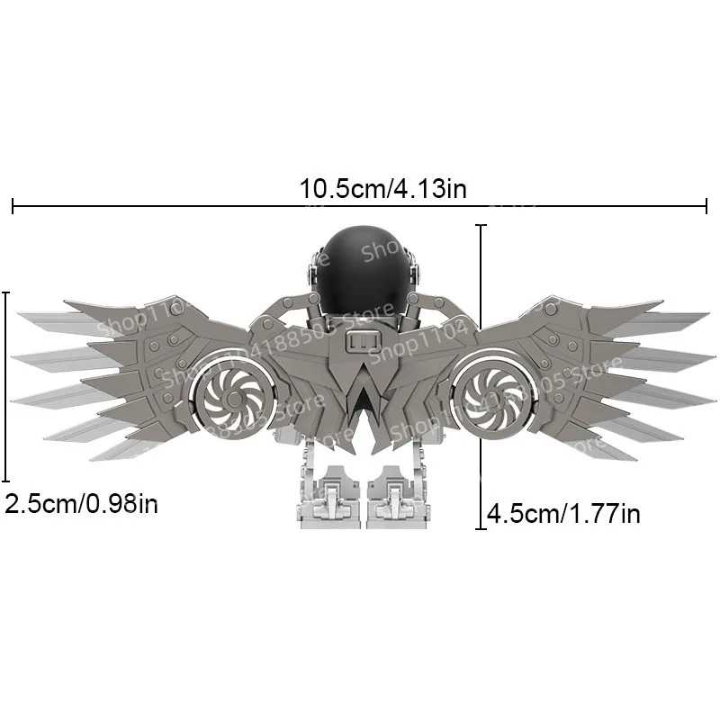 MOC العسكرية بنة تمثال جديد الكرتون أنيمي لعبة سلسلة حلية جمع