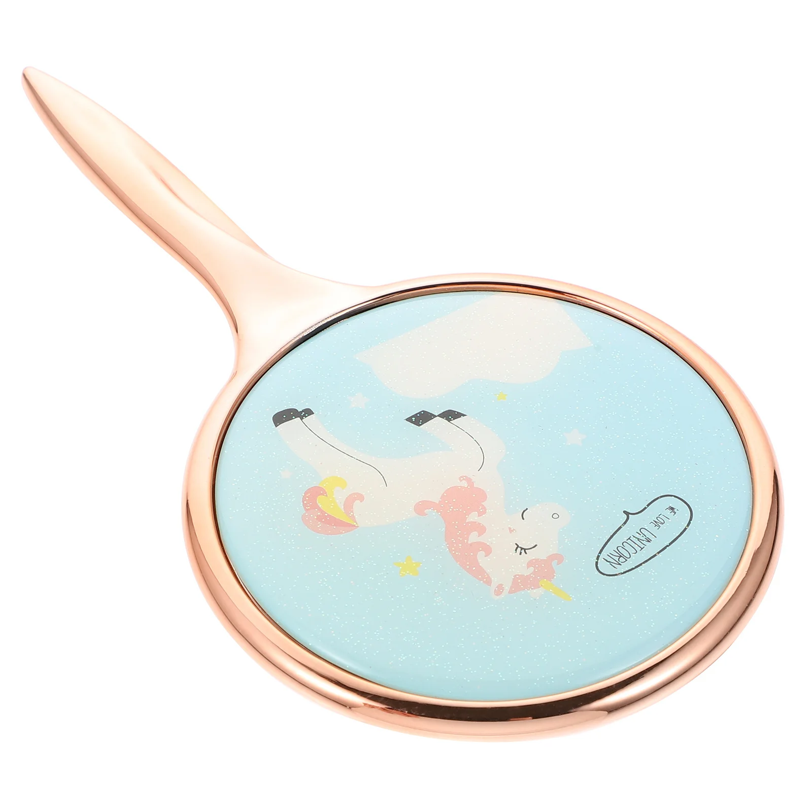 مرآة مستحضرات التجميل المحمولة المحمولة خفيفة الوزن للسفر للنساء والفتيات وإكسسوارات المكياج الأنيقة #5