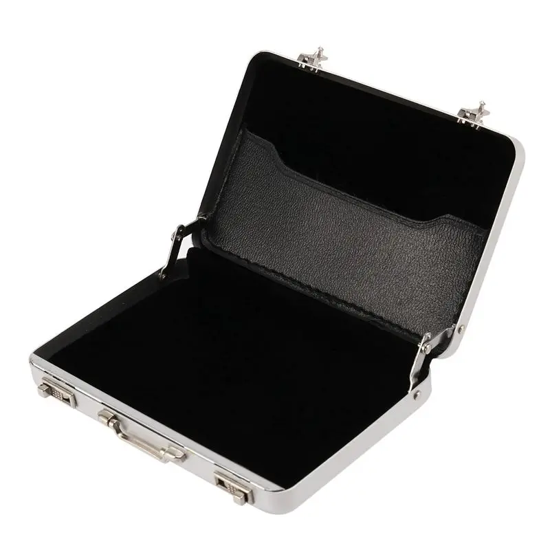 N36R-2X Business Card Case Mini Carry Case Card Case Card Password Case Only Used For Card Business Cards, Etc. Silver