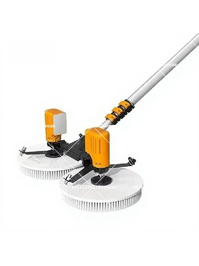 Solar Panel Cleaning  Double Head Brush Rechargeable  Powered