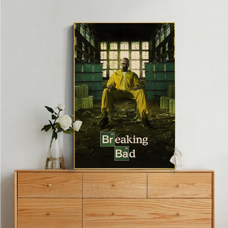 Breaking Bad Classic Movie Posters For Living Room Bar Decoration Stickers Wall Painting