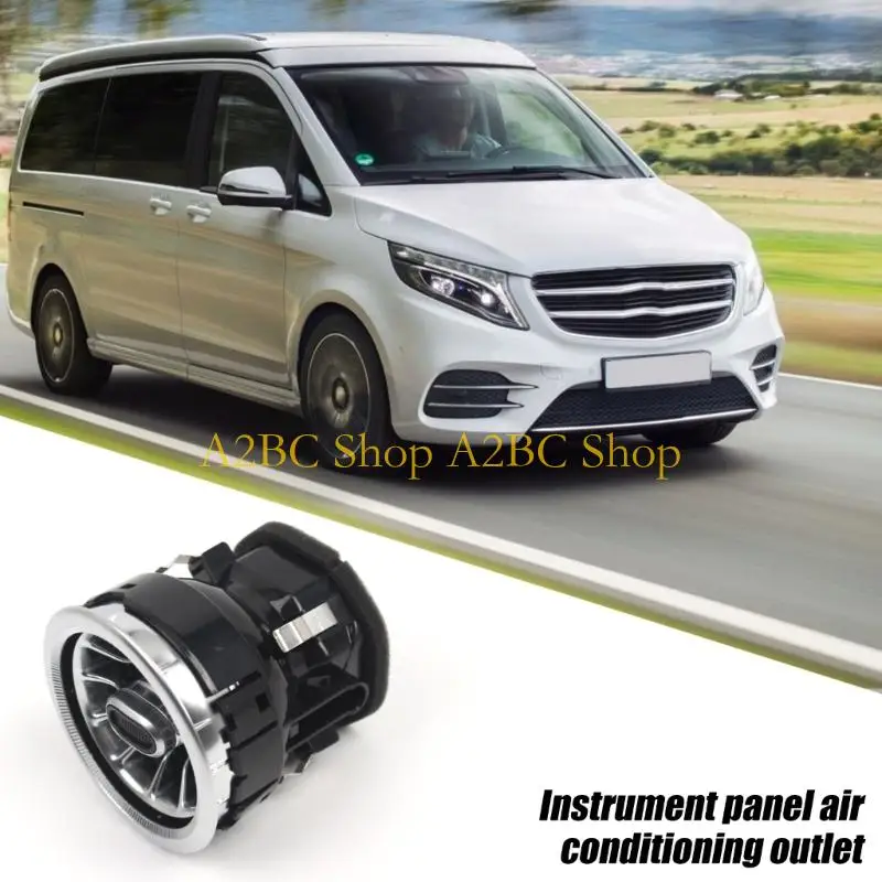 A2BC Upgrades ACs Vent Trim Replacement Part Auto ACs Vent Assembly Strong ABS ACs Vent Simple Installation for Benz V Class