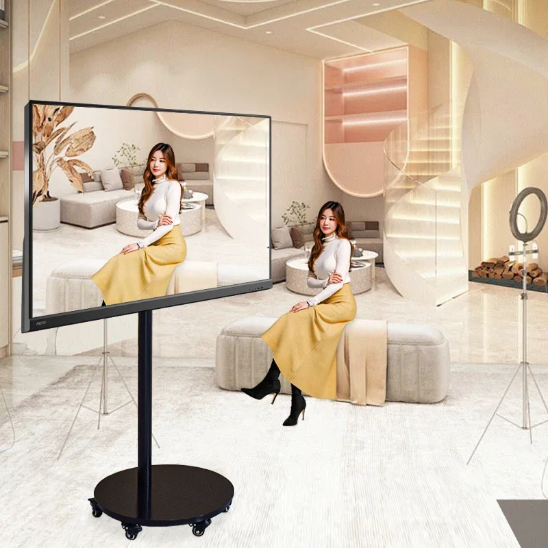 Bedroom, living room, simple small base, TV mobile frame, height lift, rotating frame, universal 32-65 inch TV stand