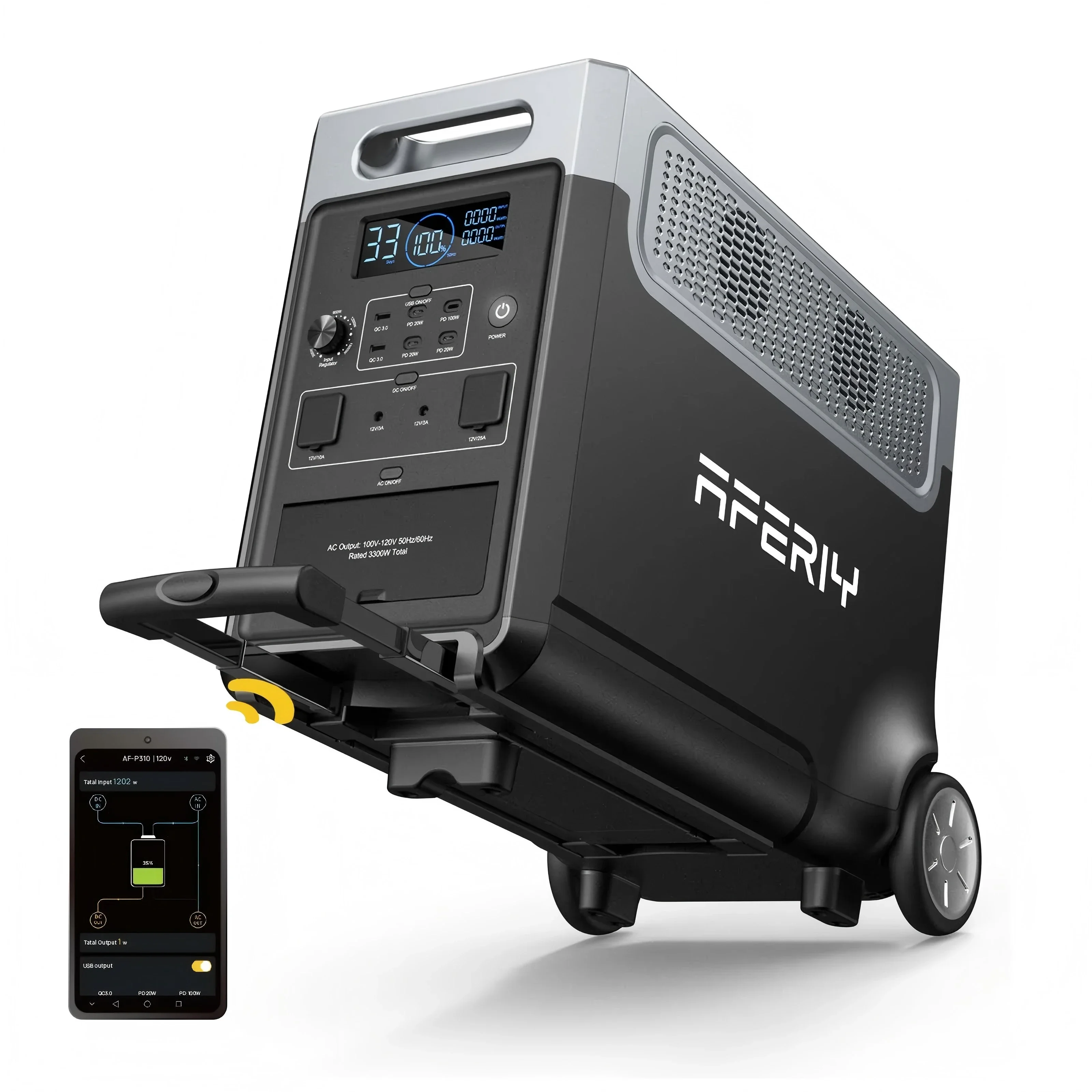 AFERIY P310 Estación de Energía Portátil – Batería LiFePO4 para Pesca - imagen 4