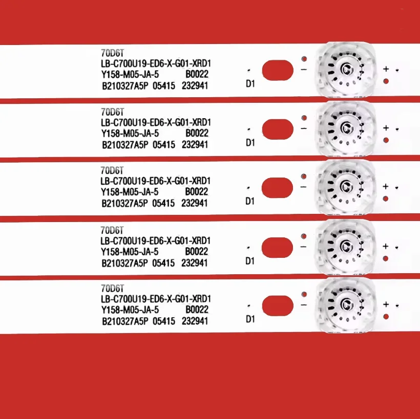 

Светодиодная подсветка для CRH-ZG70D6T3030061291MREV1.2 C700Y19-D6 RTRU7028-B-CA Y158-M05-JA-5 B0022 70D6T LB-C700U19-ED6-X-G01-XRD1
