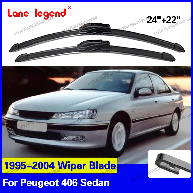 

Wiper Front Wiper Blades For Peugeot 406 Sedan 1995 1996 1997 1998 1999 2000 2001 2002 2003 2004 Windshield Windscreen Window
