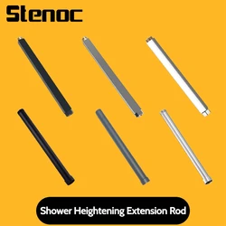 30cm Square Shower Extension Pipe Bathroom Shower Arm Stainless Steel Round Bathroom Extender Shower Holder Bathroom Accessories