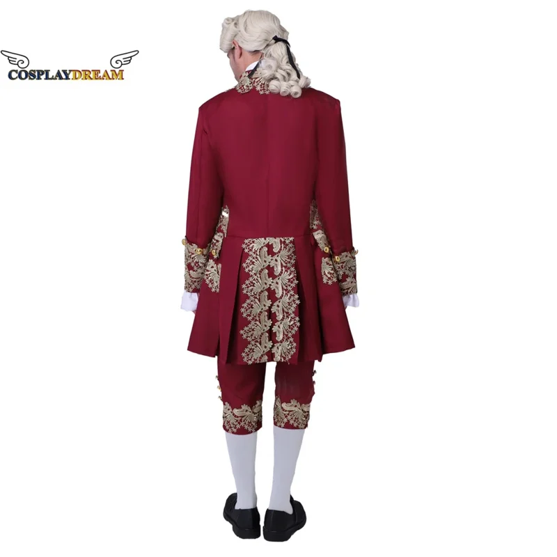 Traje de Cosplay de caballero británico del siglo XVIII para hombre, traje Tudor victoriano renacentista, disfraz de María Antonieta, Roco, novedad de 2025