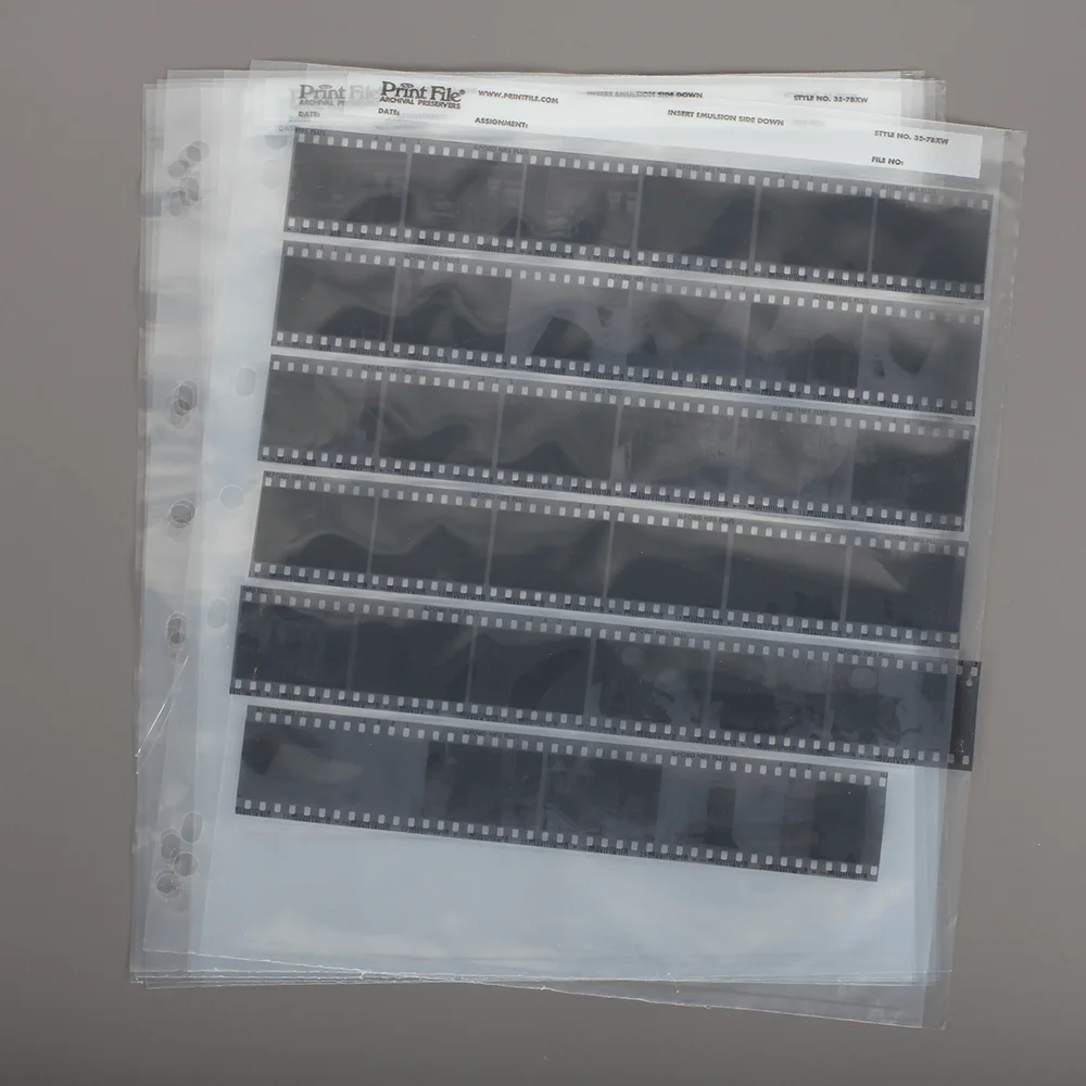 PrintFile 35mm Negatives Film Pages 135mm Film Slide Acid-free Preservers Storage Bags Standard Binder Pages