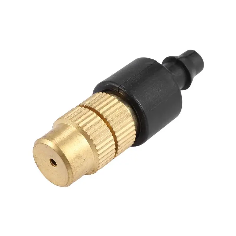 ABGG-60 Set Copper Adjustable Spray Nozzle Spray Atomization Copper Capillary Effect Drip System On 1/4 Inch Barb