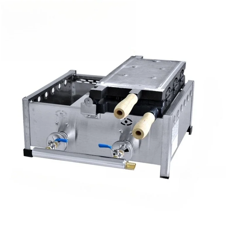 Commercial gas 3 fish ice cream open snapper roast small fish cake machine muffin machine small business snack equipment