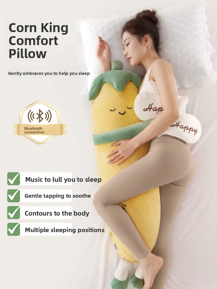 

Long Pillow for Side S Women Corn King Soothing Pillow Cute Sle Removable Cover Hollow Cotton Filling S Aid P...