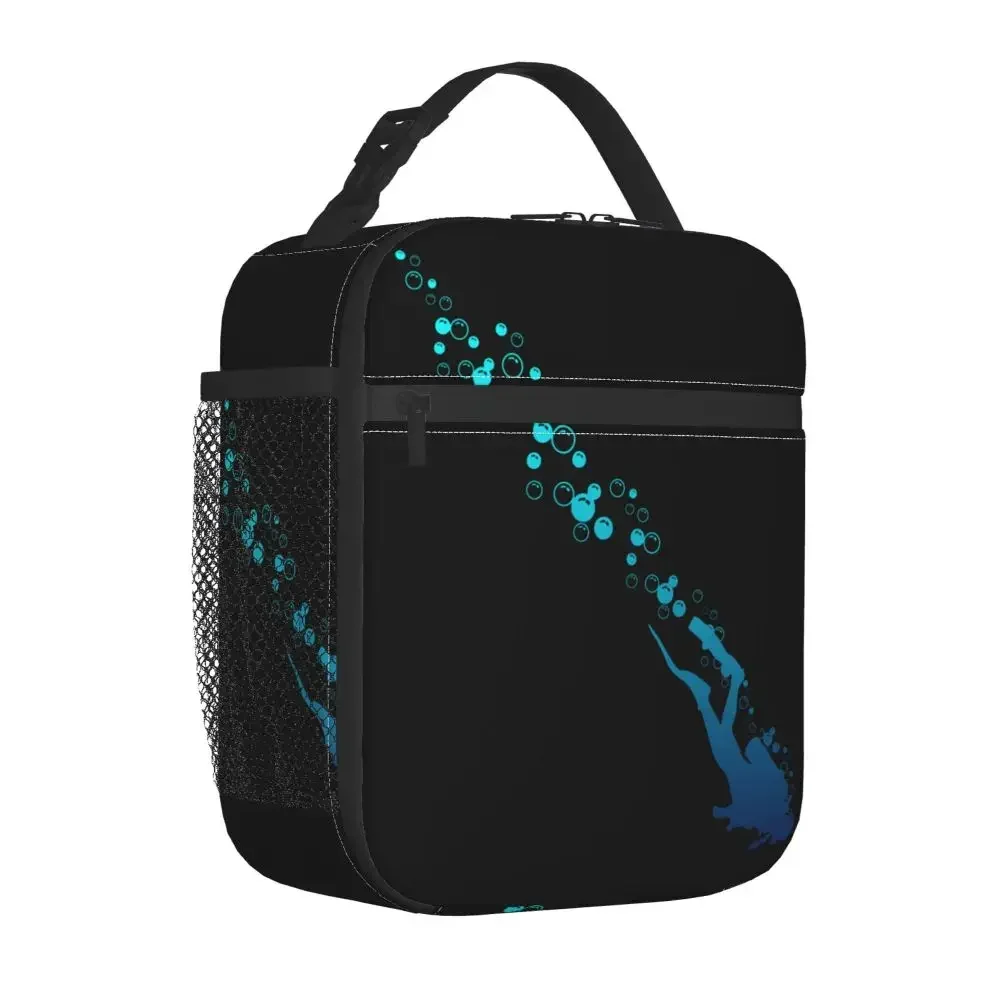 

Dive Sport Scuba Diving Lover Merch Insulated Lunch Tote Bag for Picnic Sea Scuba Diver Food Box New Cooler Thermal Lunch Box