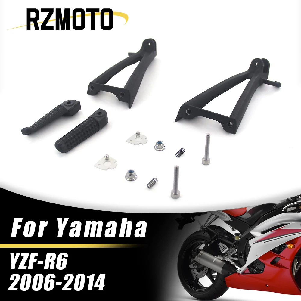 

Motorcycle Parts Rear Foot Rests Pedal Bracket Assembly Kit For Kawasaki ZX-10R ZX10R ZX 10R 2008-2010