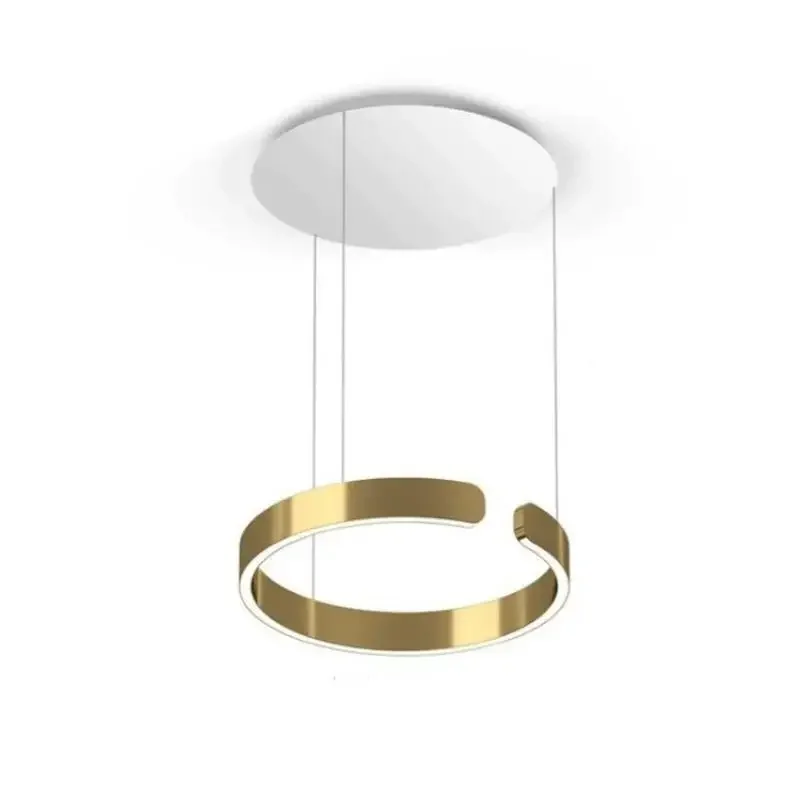 XIHOME Fernbedienbare Dimmbare Warmweiße Augenschonende LED-Kronleuchter Kücheninsel Esszimmer Moderne Ring-Pendelleuchte