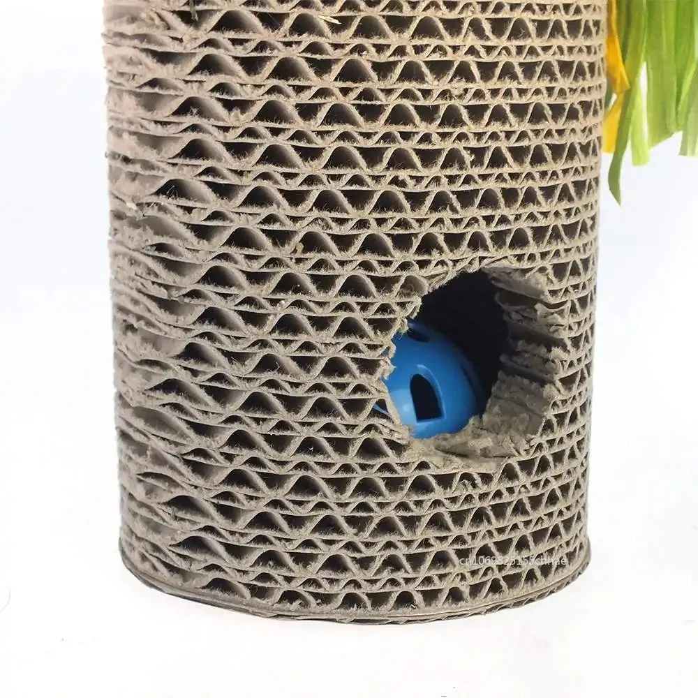 Cat Scratching Post Toy Corrugated Paper Cat Scratcher Kitten Game Scratch Board Cat Accessories Juguetes Para Gatos Mascotas