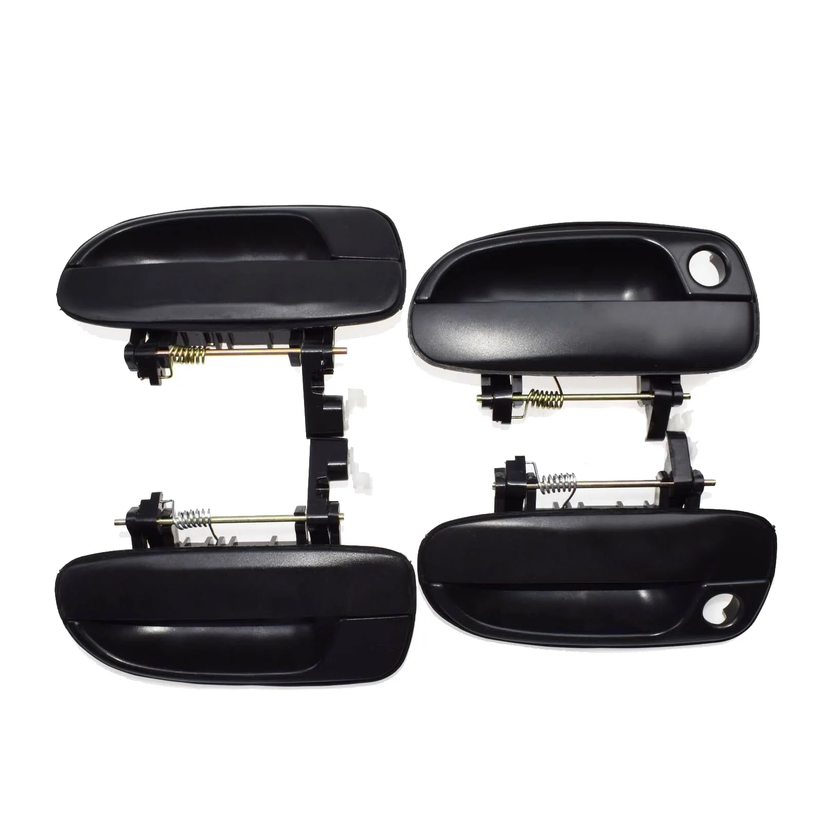 Leading-4PCS(Front Rear Left Right)Outer Outside Exterior Door Handle Black For Accent 2000-2005 New