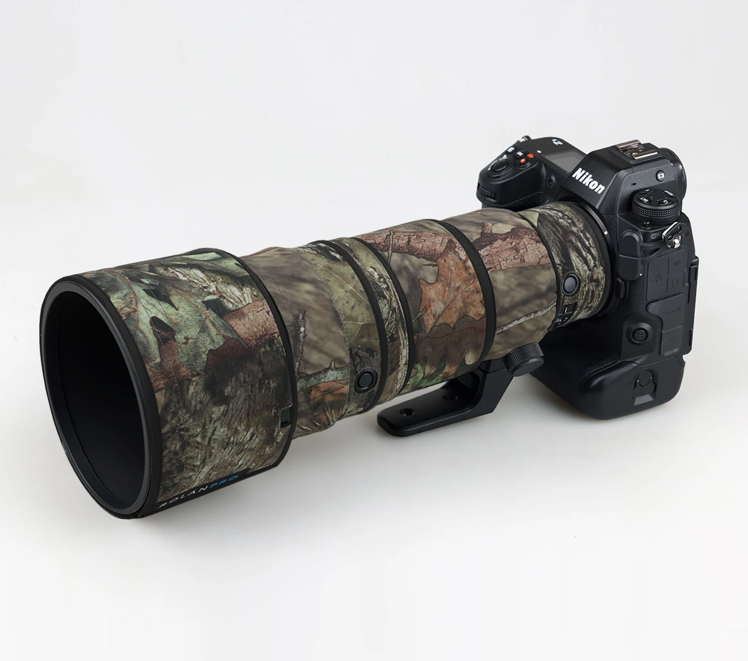 ROLANPRO Waterproof Lens Camouflage Coat For Nikon Z 400mm F4.5 VR S Rain Cover Protective Sleeve Z400 400 F/4.5 Guns Case