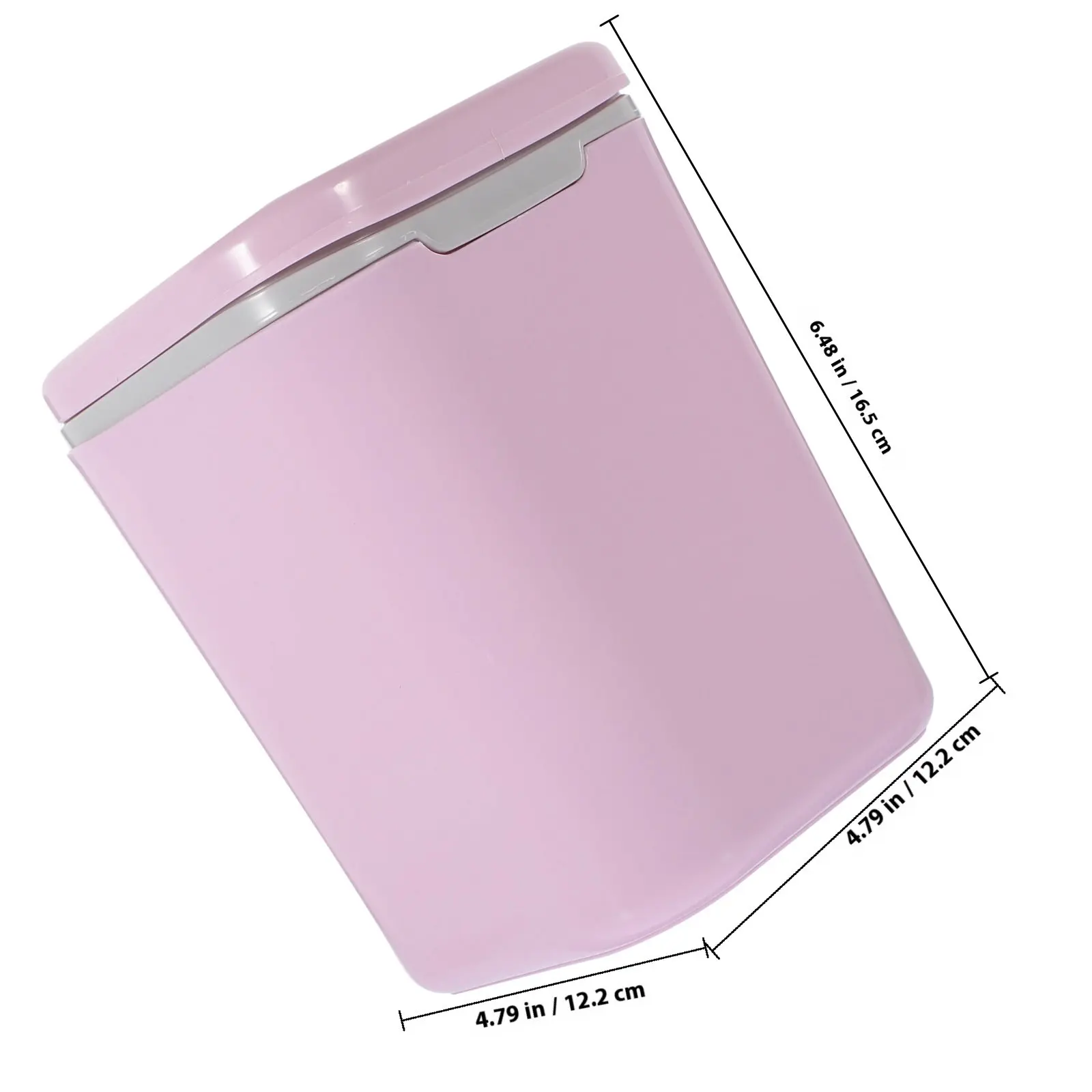 Desktop Trash Can Small Compact Cute Waste Container for Office Desk Home Study Living Room Bathroom Kitchen Tabletop Garbage