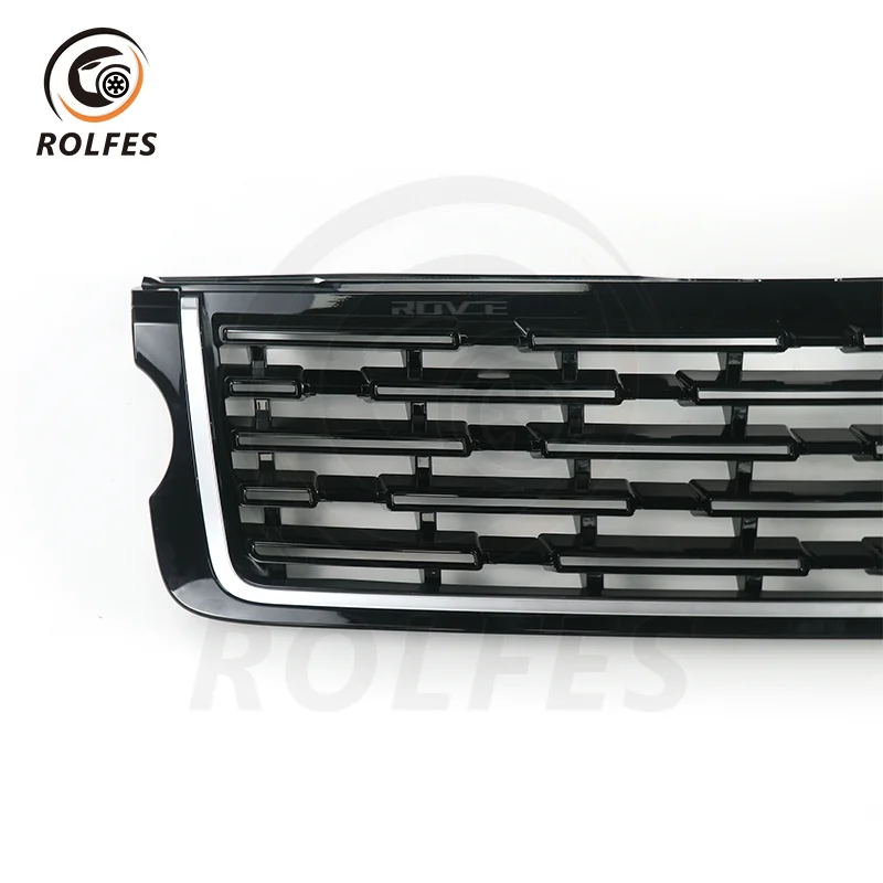 ROLFES Racing Grille Centre Styling Upper Grills For Land Rover Range Rover Vogue 2013-2017 L405 Changed To 2023 Bumper Grille