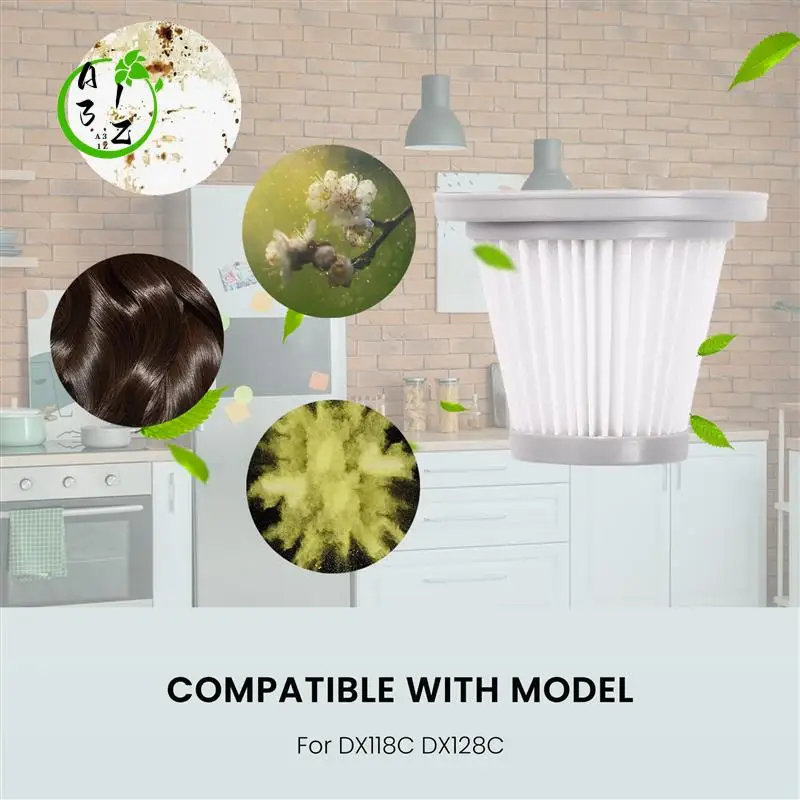 

A31Z-6Pcs For Xiaomi Deerma DX118C DX128C HEPA Filter Vacuums Cleaner Replacements Accessories Parts