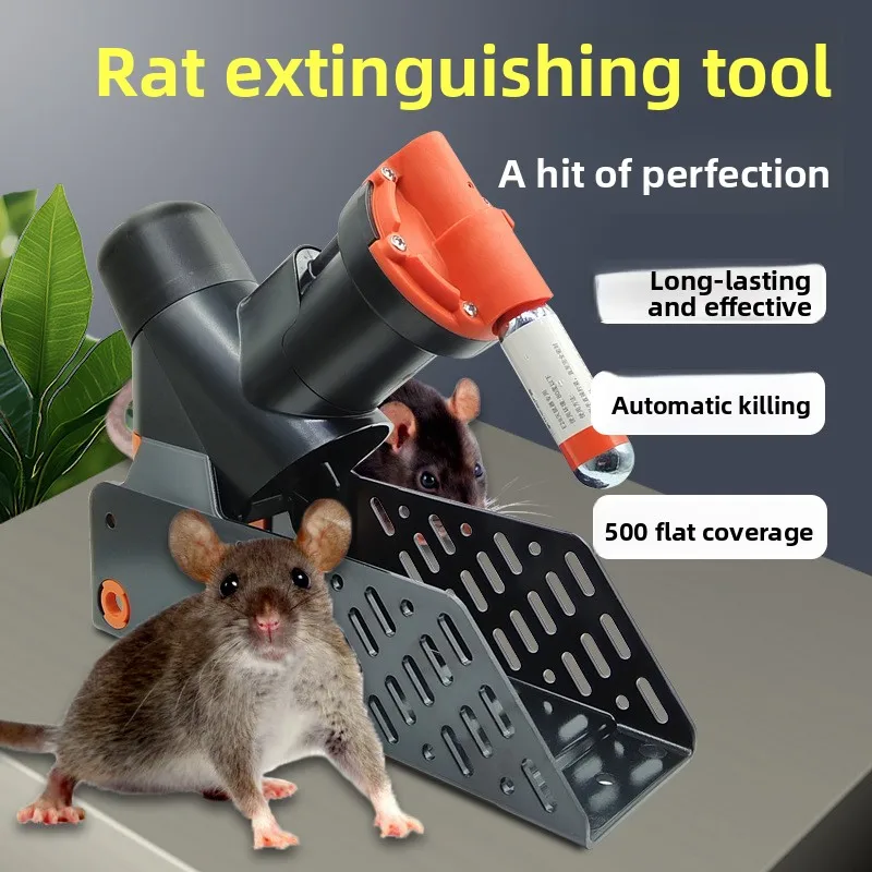 

Automatic Humane Non-Toxic Rat and Mouse Trap Kit Rat Mouse Multi-catch Trap Machine Without CO2 Cylinders Humane Non-toxic