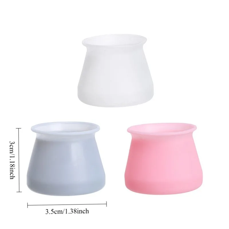 10pcs Silicone Chair Leg Caps, Non-Slip Furniture Leg Protectors for Wooden Floors, Noise-Reducing and Anti-Scratch Pads