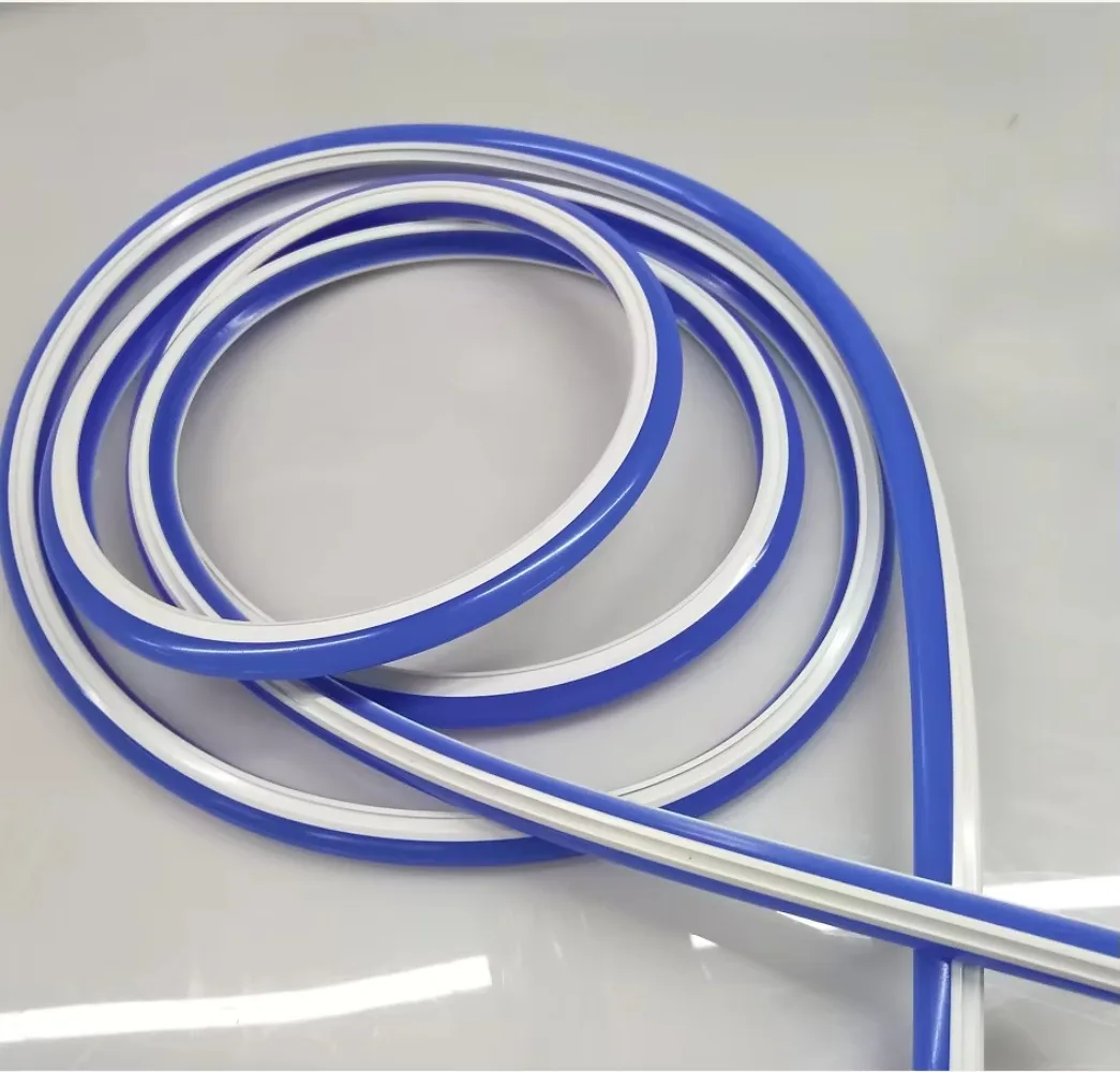 12V Silicone UV Neon LED Strip, 6mm 2.5cm Cuttable Waterproof Flexible Light Tape for DIY Landscape Atmosphere Lighting