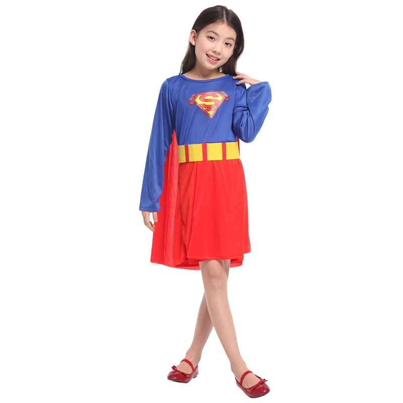 Anime Superhero Children Cosplay Costume Bodysuit Carnival Costume for Girls Birthday Party Gift