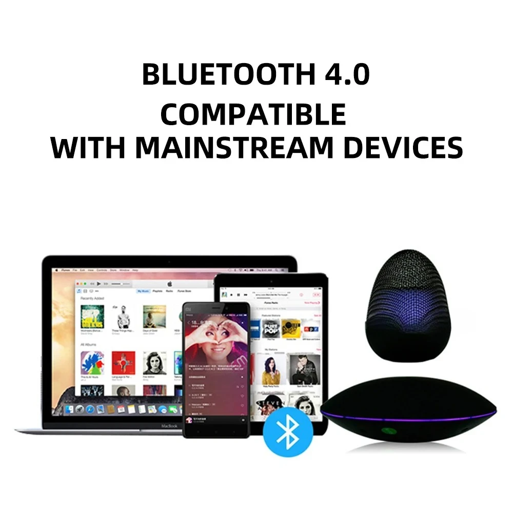 Magnetic Levitating Decor Bluetooth Speaker, Home Living Room Audio Speaker for Phone