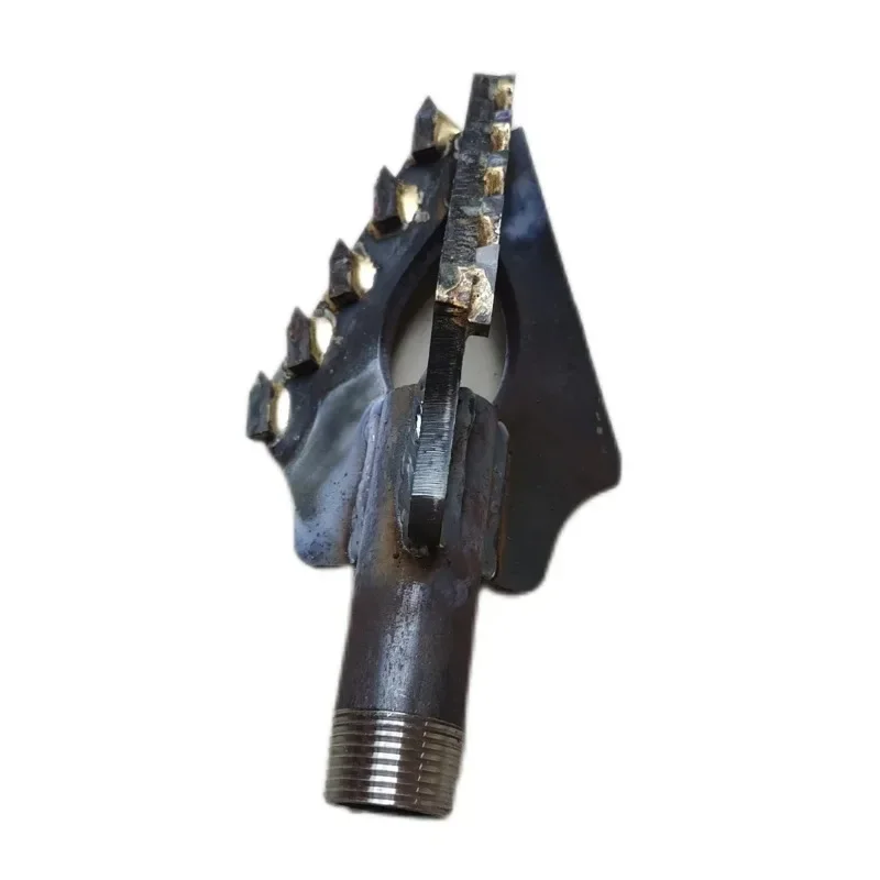 For Small water well drilling rig three wing alloy drill bit soil sand layer suitable for one-inch drill pipe drilling rig