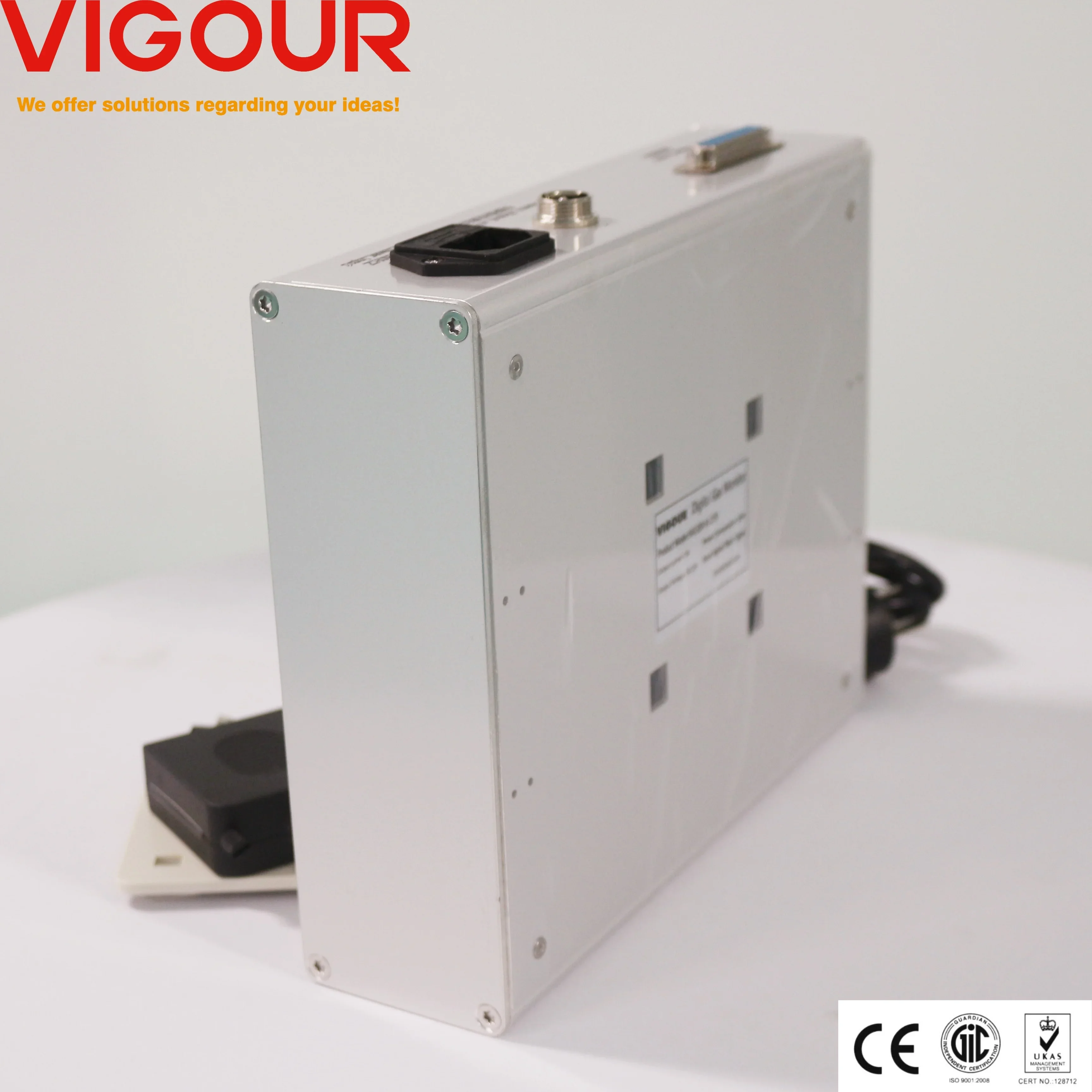 Output bebas potensi RS-485 Perumahan aluminium untuk unit pemasangan di dinding hadir dalam sistem alarm versi 8 atau 16 saluran