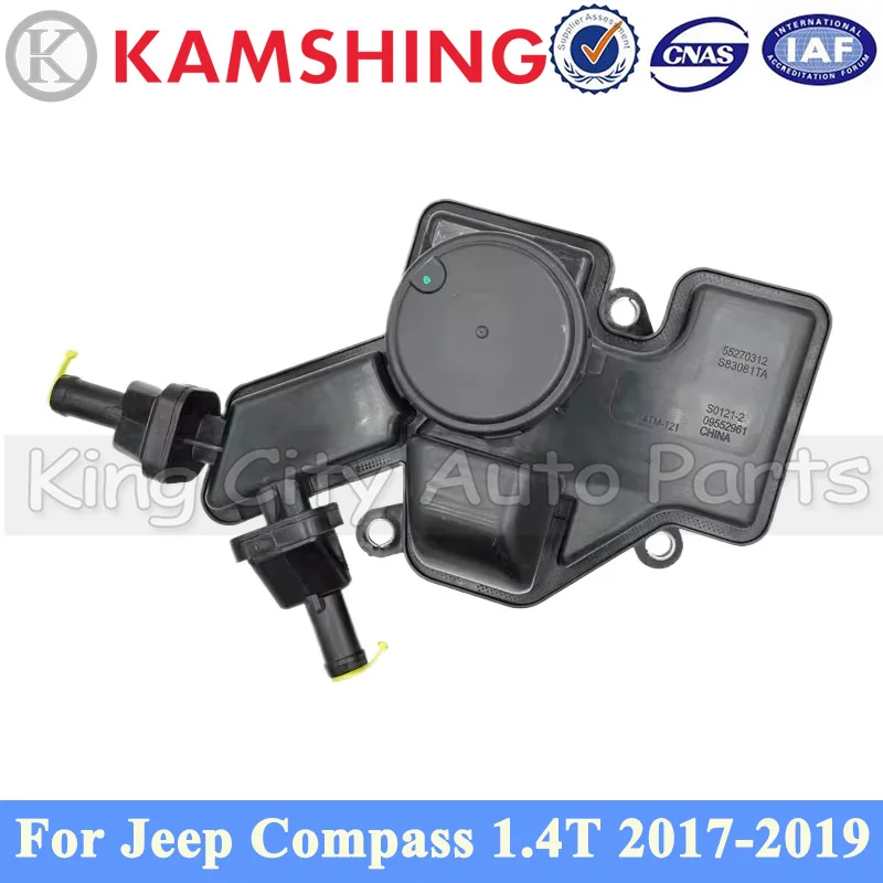 

CAPQX Oil Water Separator Assembly For Jeep Compass 1.4T 2017-2019 Oil Water Waste Gas Valve 55270312