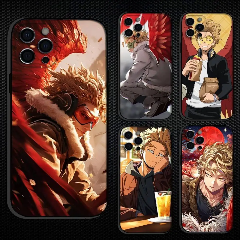 

M-My H-Hero Hawks Phone Case For iPhone 16,15,14,13,12,11 Plus,Pro Max, Others Soft Black Cover