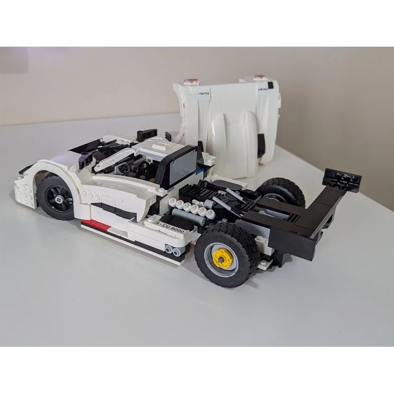 

MOC-235881 Новая классическая культовая городская спортивная гоночная машина, модель строительного блока, 978 деталей, детская игрушка на день рождения для мальчиков в подарок