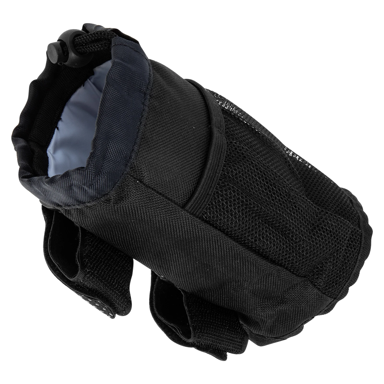 

Bike Water Bottle Bag Handlebar Holder Cloth Rack Carrier Durable Lightweight Practical Easy Clean Mesh Storage
