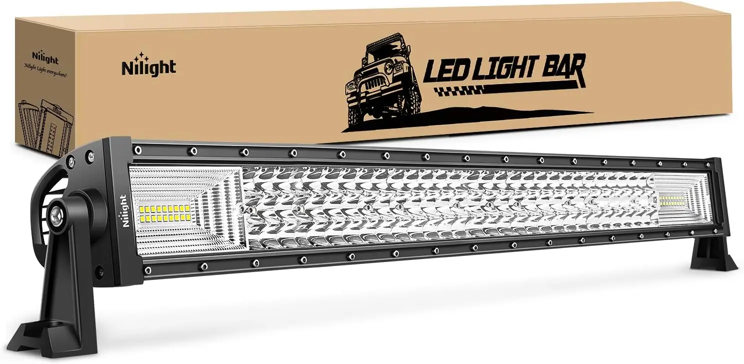 

32-Inch Triple Row LED Light Bar, 378W Combo Beam for Trucks & Off-Road Vehicles, 2-Year Warranty
