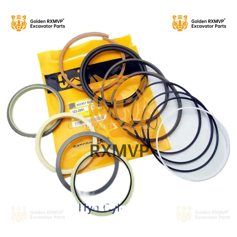 For 365-1270 Hydraulic Breaker Seal Kit Backhoe Loader Cylinder 438b Hammer 4t-9911 3651270 Repair