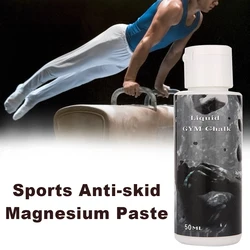 50ml Liquid Chalk Sports Magnesium Powder Fitness Weight Lifting Anti Slip Cream Grip Weight Lifting Climbing Gym Sports