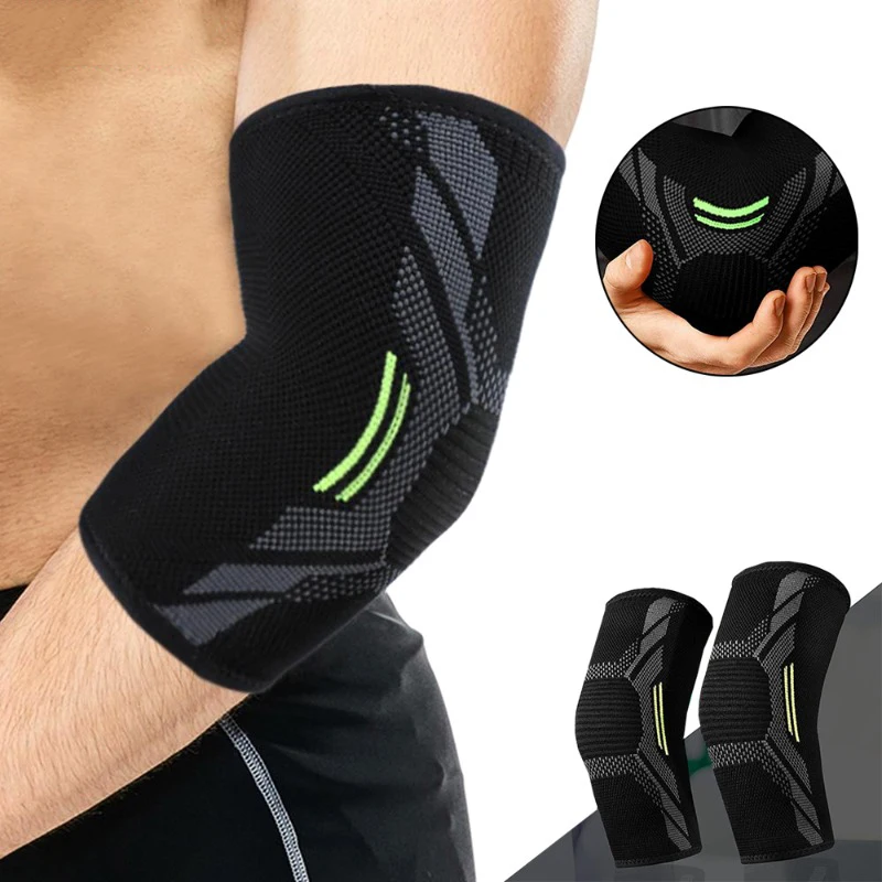 

Elbow Support Elastic Gym Sport Elbow Protective Pad Absorb Sweat Sport Basketball Volleyball Tennis Arm Sleeve Elbow Brace