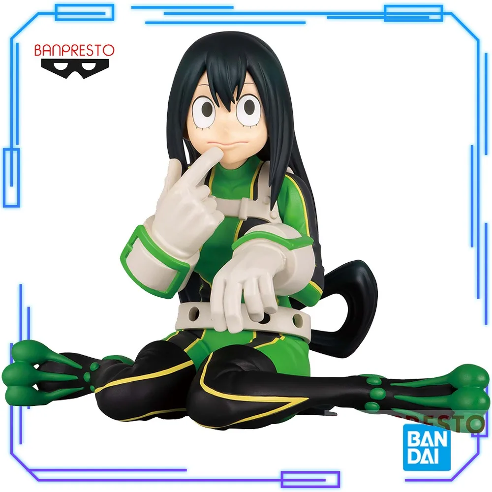 

In Stock Bandai Original Genuine Banpresto My Hero Academia Break Time Collection Vol.6 Asui Tsuyu 9cm Model Toy Figures Gift