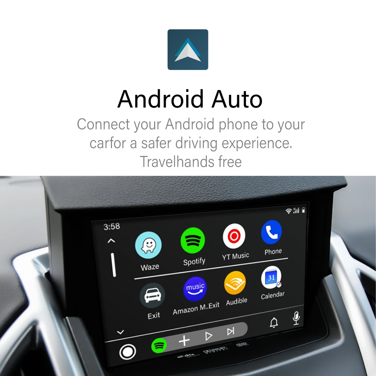 CarPlay اللاسلكي لكاديلاك CTS SRX ATS-L XTS 2009 10 11 12 17 18 سنة بويك أندرويد مرآة وصلة AirPlay وظيفة CarPlay