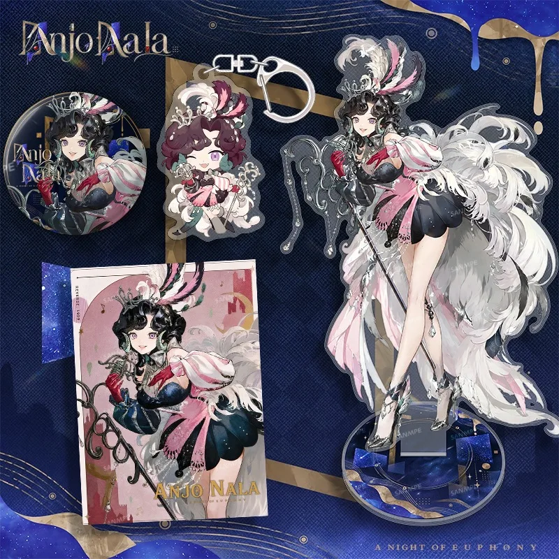 Reverse:1999 A Night of Euphony Series Merch Anjo Nala Vertin Voyager Sonetto Isolde Acrylic Stand Keychain Badge Photocard Gift